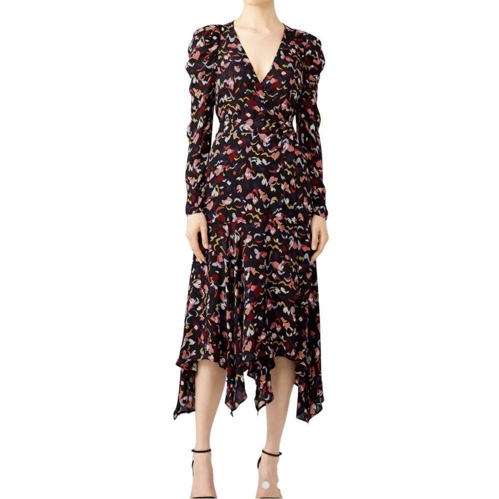 A.L.C. Tiana Silk Wrap Dress Size 2